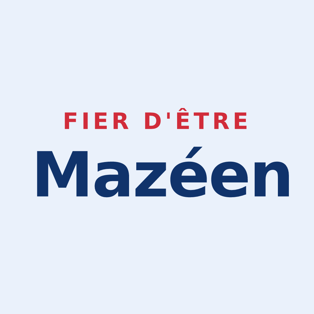 Sticker « Fier d'être Mazéen » — design pour Le Mazeau