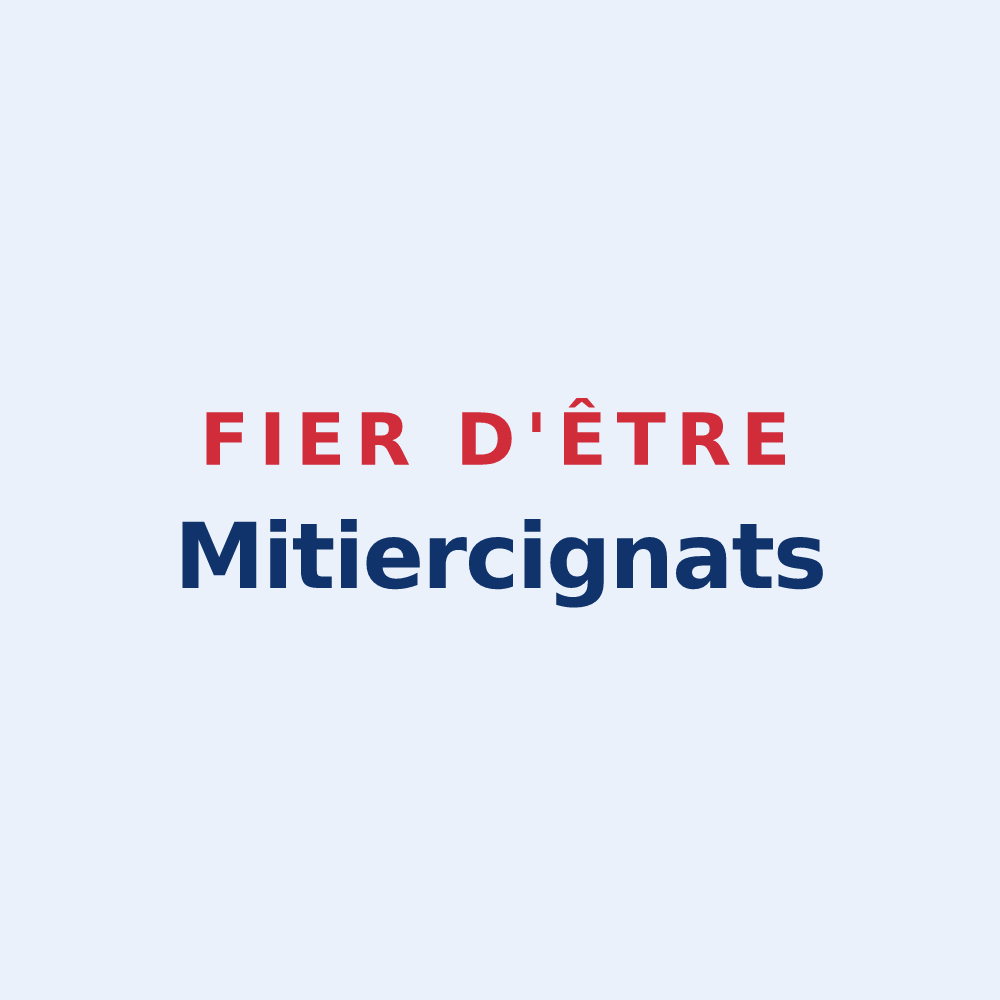 Sticker « Fier d'être Mitiercignats » — design pour Le Meix-Tiercelin