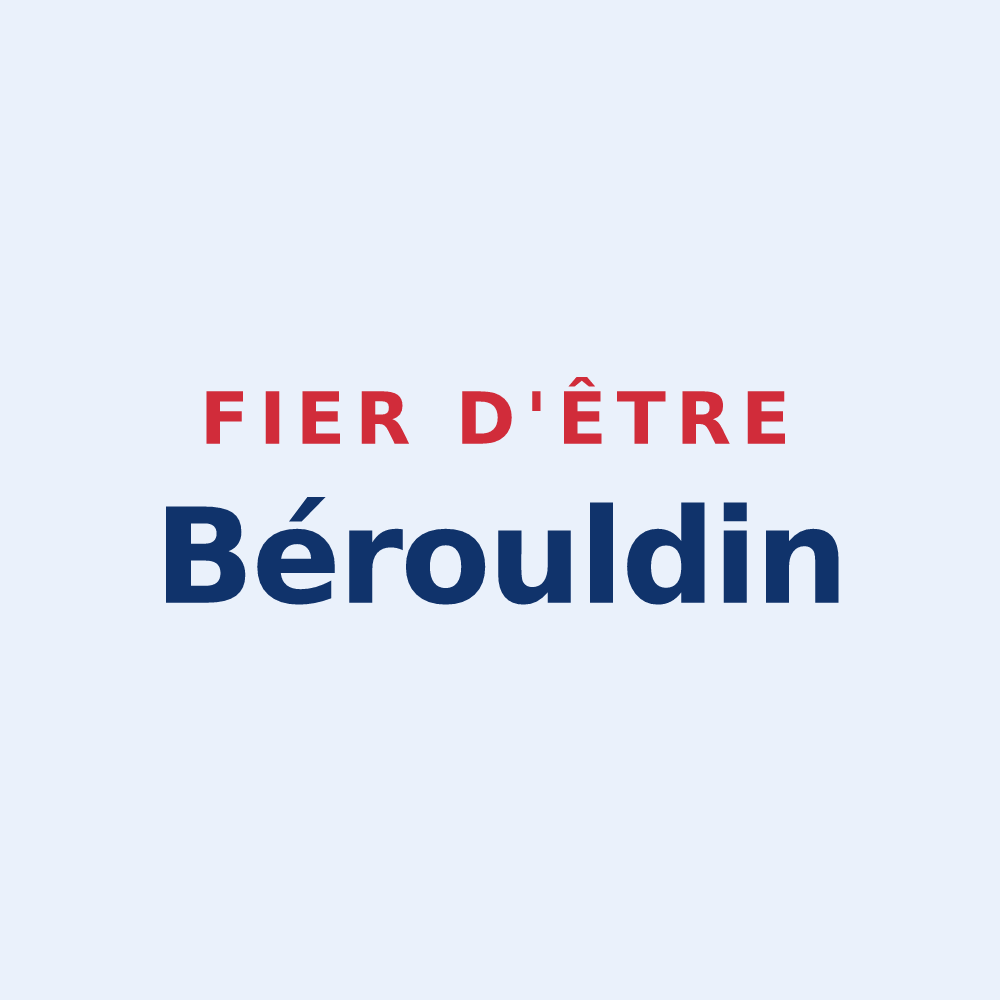 Sticker « Fier d'être Bérouldin » — design pour Le Ménil-Broût