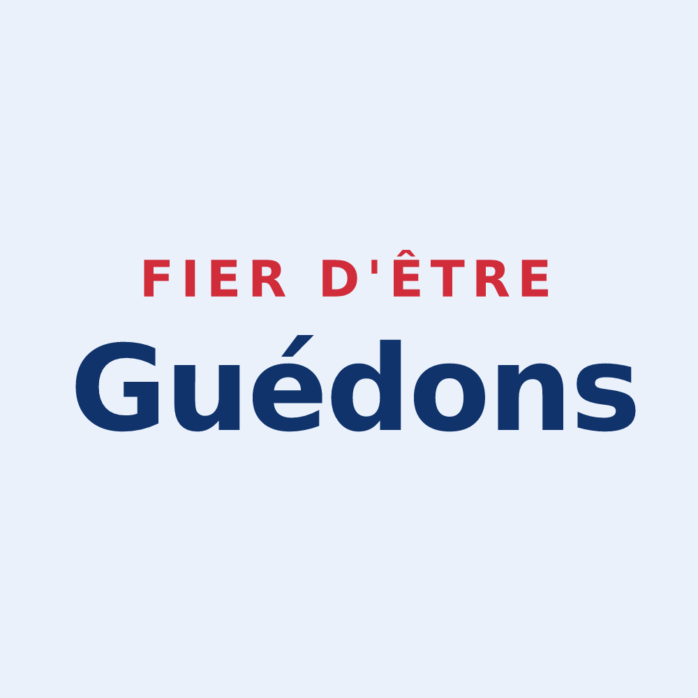 Sticker « Fier d'être Guédons » — design pour Le Ménil