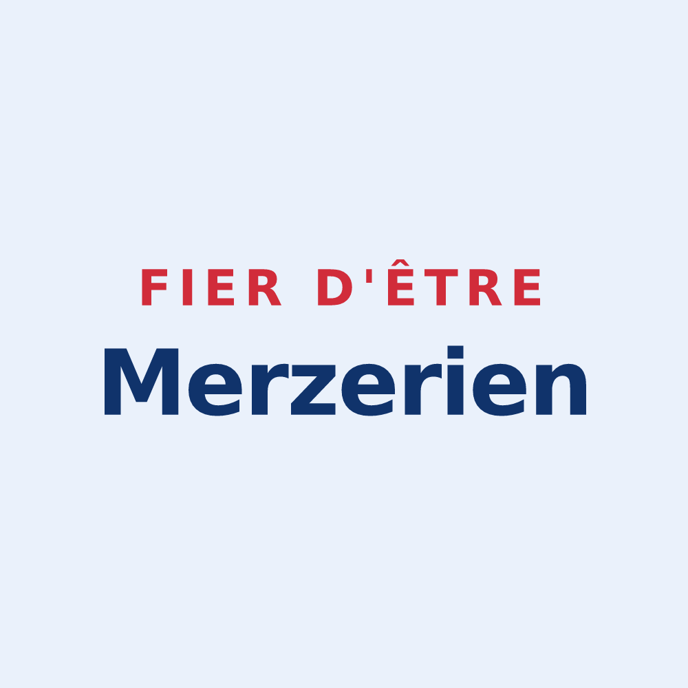 Sticker « Fier d'être Merzerien » — design pour Le Merzer