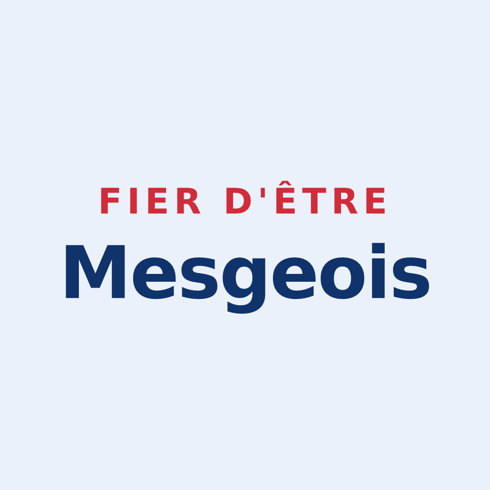 Sticker « Fier d'être Mesgeois » — design pour Le Mesge