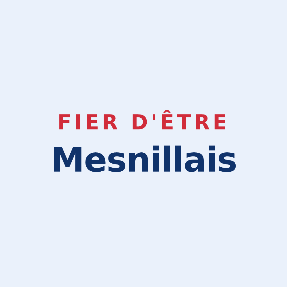 Sticker « Fier d'être Mesnillais » — design pour Le Mesnil-Esnard