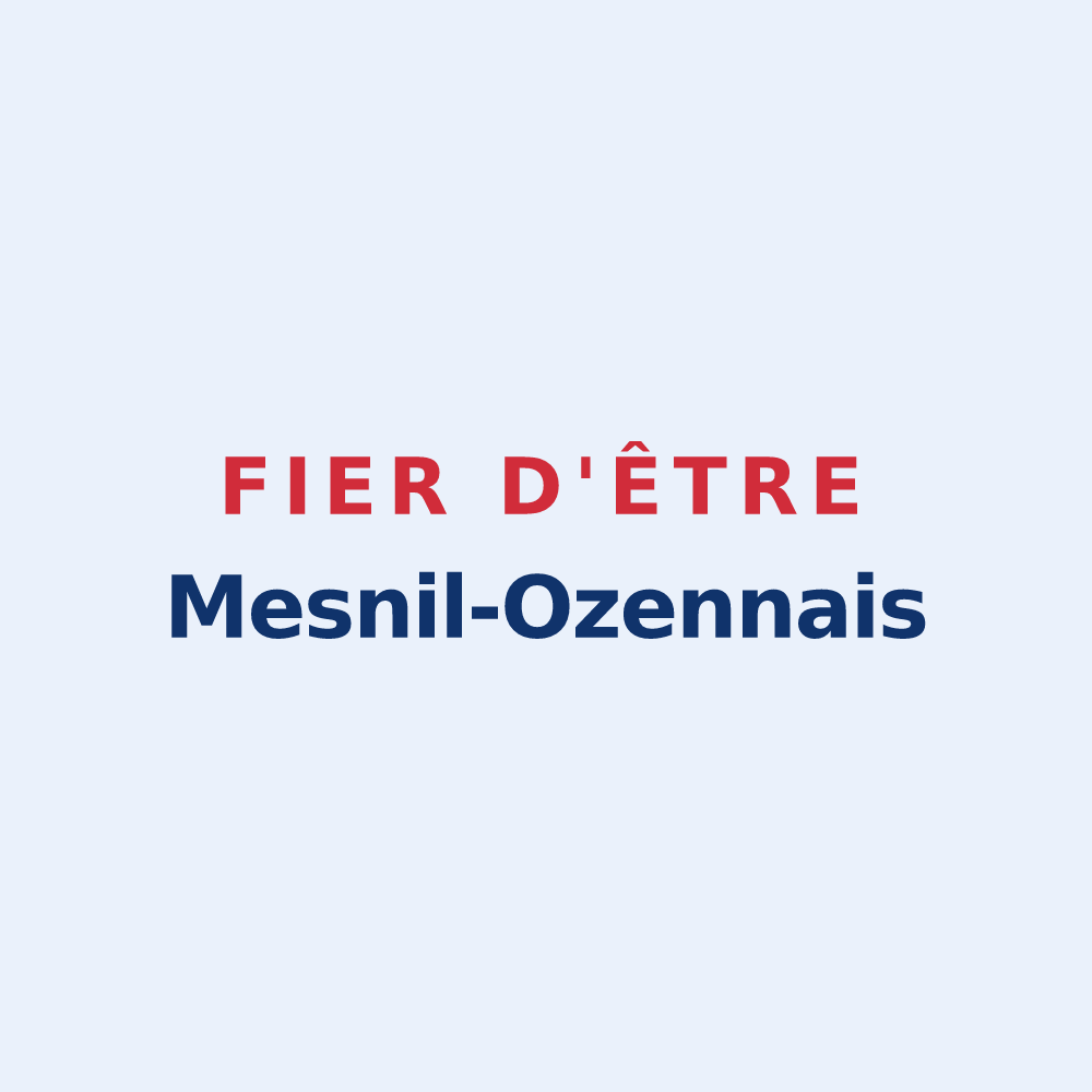Sticker « Fier d'être Mesnil-Ozennais » — design pour Le Mesnil-Ozenne