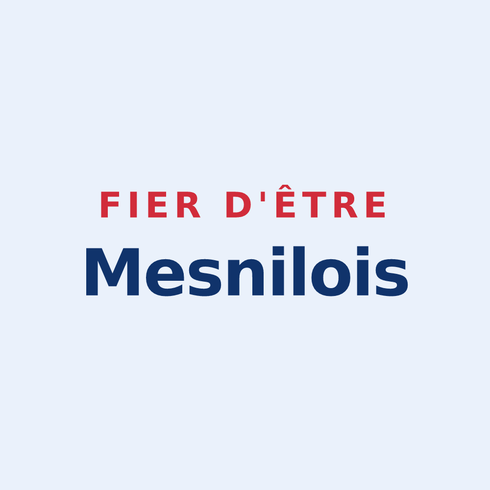 Sticker « Fier d'être Mesnilois » — design pour Le Mesnil-sur-Blangy