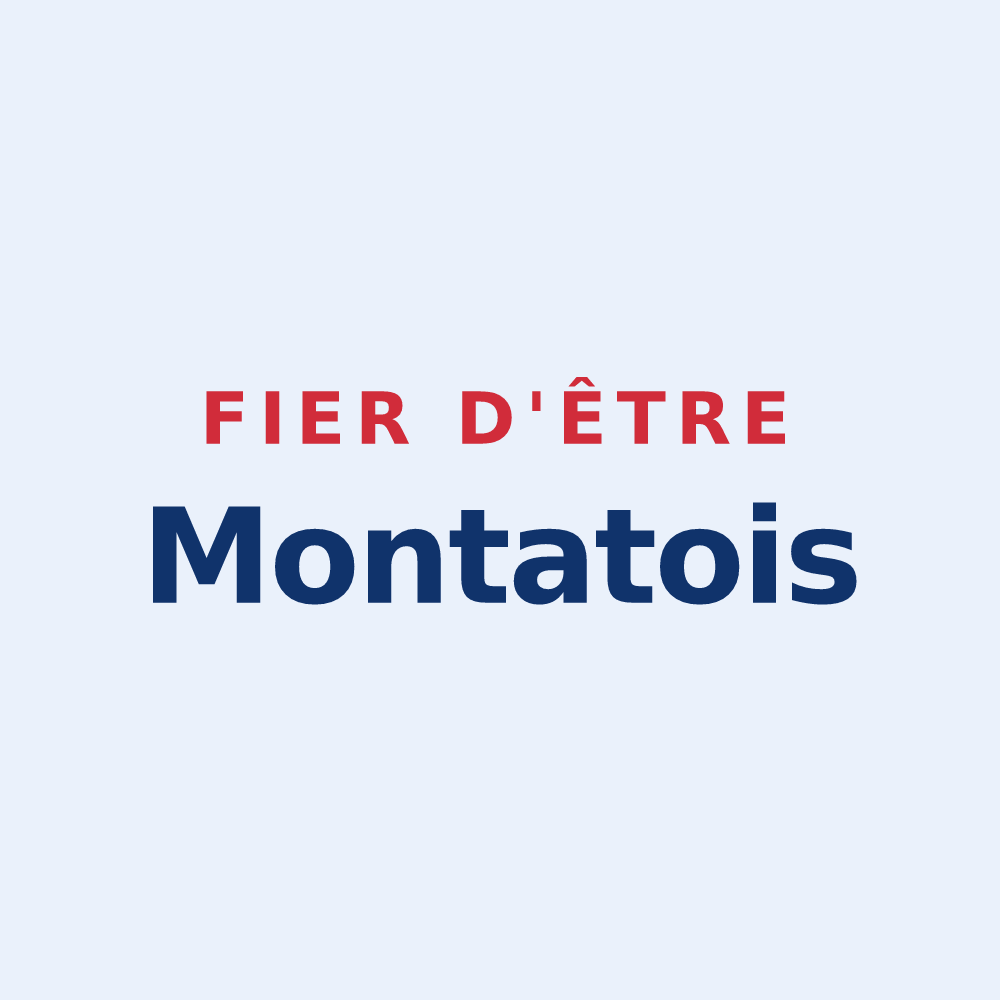 Sticker « Fier d'être Montatois » — design pour Le Montat
