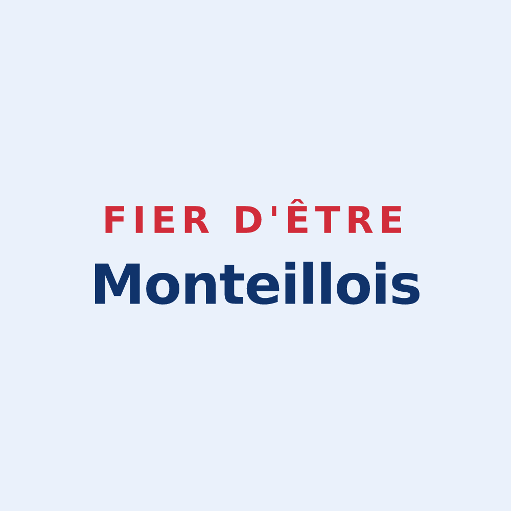 Sticker « Fier d'être Monteillois » — design pour Le Monteil-au-Vicomte