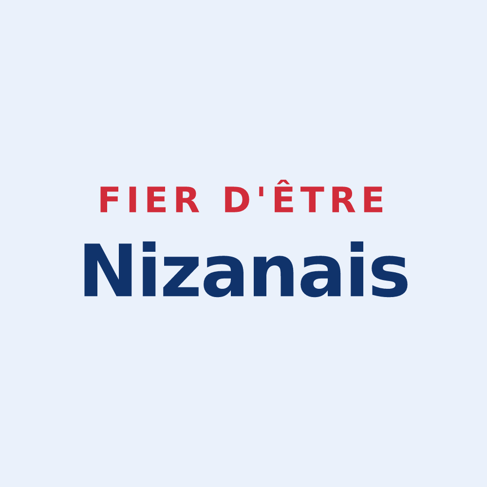 Sticker « Fier d'être Nizanais » — design pour Le Nizan