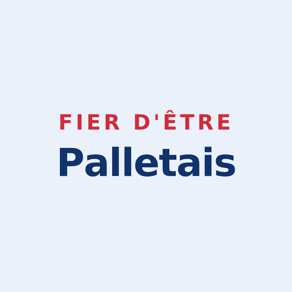 Sticker « Fier d'être Palletais » — design pour Le Pallet