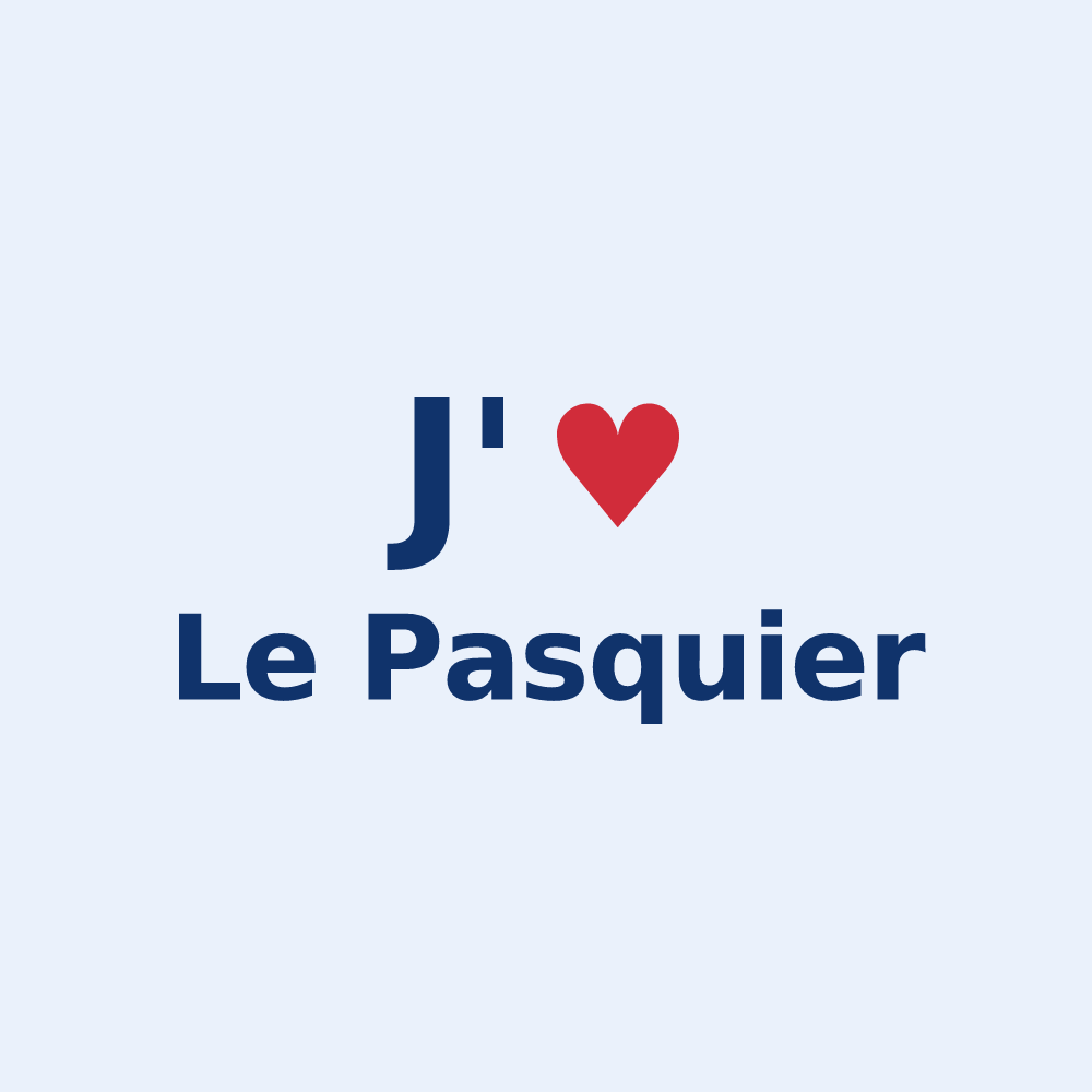 Sticker personnalisé Le Pasquier — design J'aime Le Pasquier