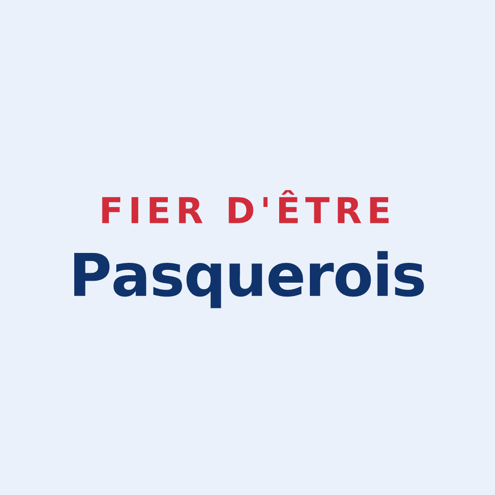 Sticker « Fier d'être Pasquerois » — design pour Le Pasquier
