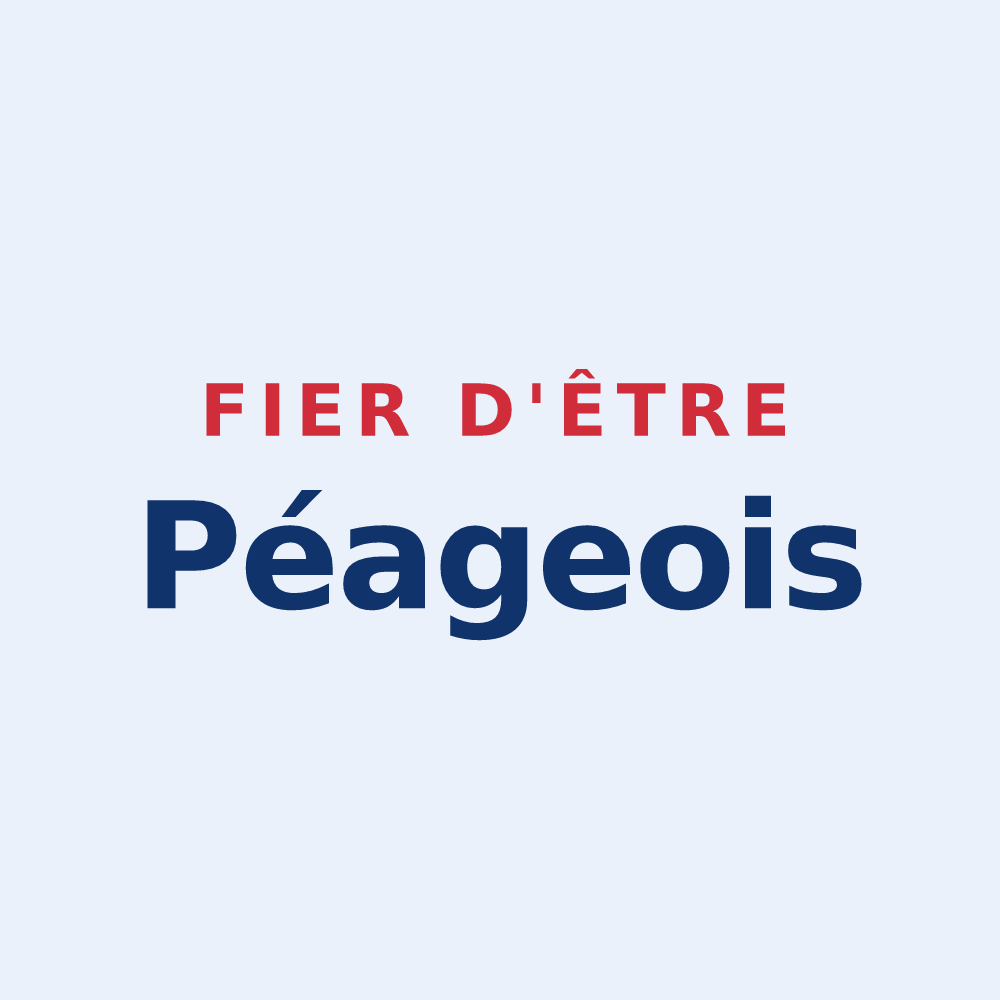 Sticker « Fier d'être Péageois » — design pour Le Péage-de-Roussillon