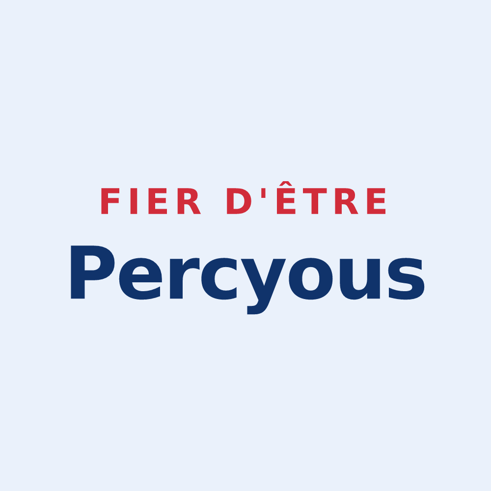 Sticker « Fier d'être Percyous » — design pour Le Percy