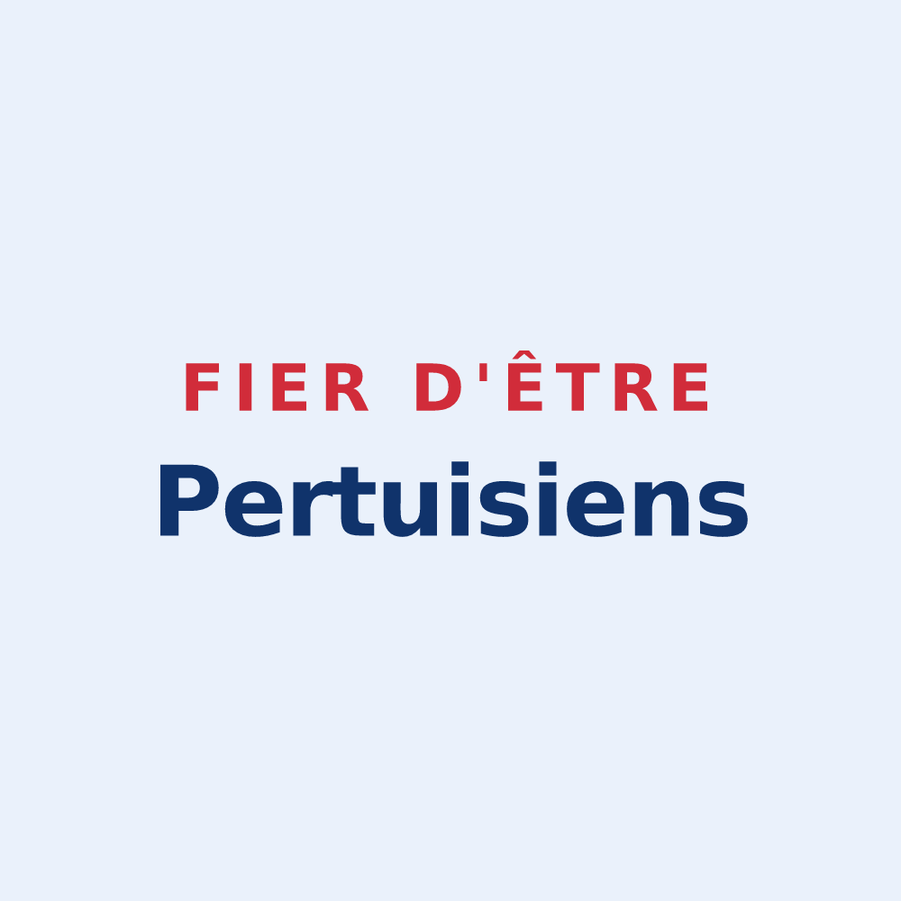 Sticker « Fier d'être Pertuisiens » — design pour Le Pertuis