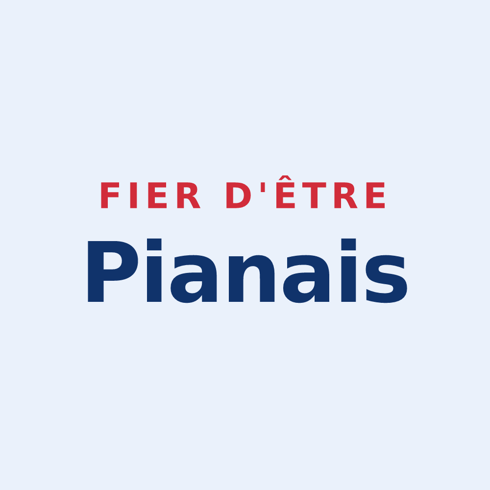 Sticker « Fier d'être Pianais » — design pour Le Pian-Médoc