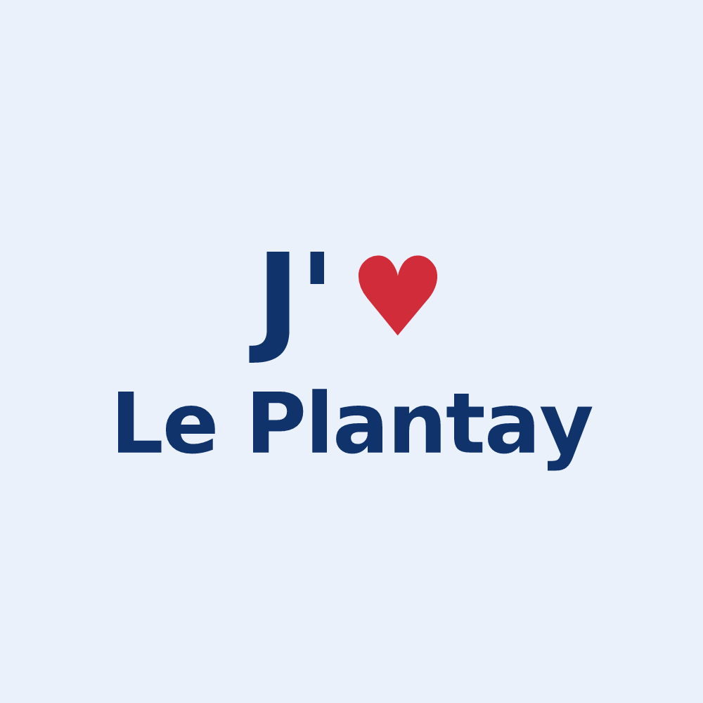 Sticker personnalisé Le Plantay — design J'aime Le Plantay