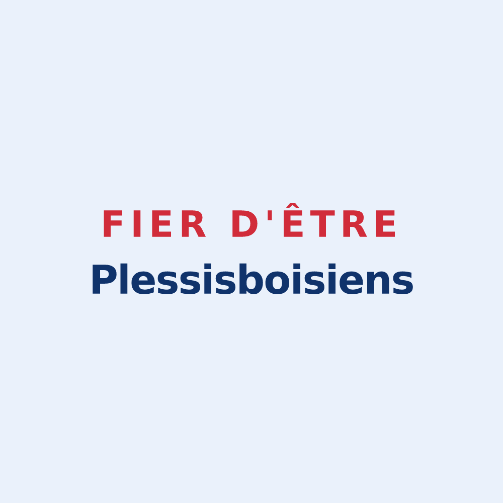 Sticker « Fier d'être Plessisboisiens » — design pour Le Plessis-aux-Bois