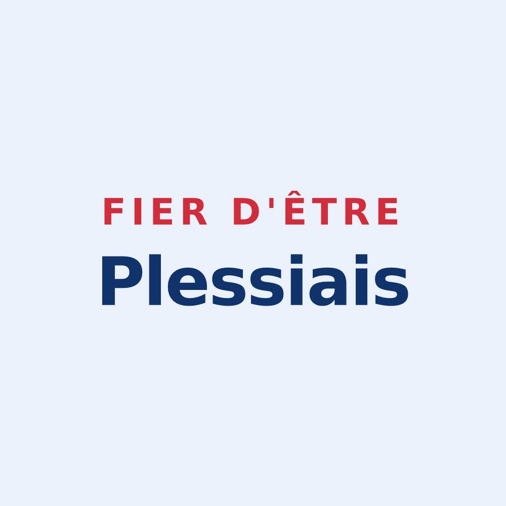 Sticker « Fier d'être Plessiais » — design pour Le Plessis-Grammoire