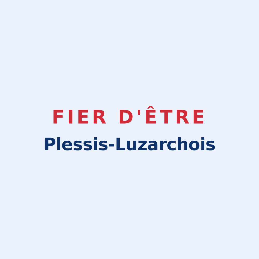 Sticker « Fier d'être Plessis-Luzarchois » — design pour Le Plessis-Luzarches