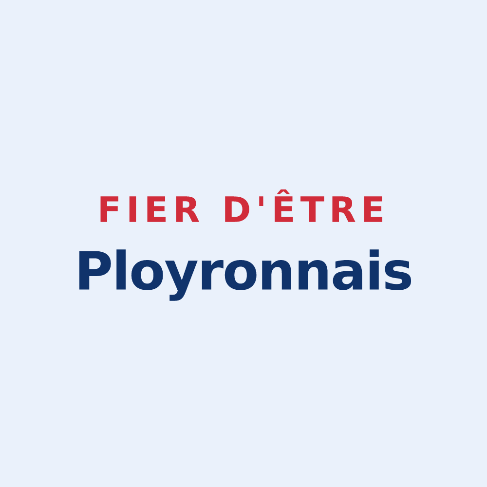 Sticker « Fier d'être Ployronnais » — design pour Le Ployron