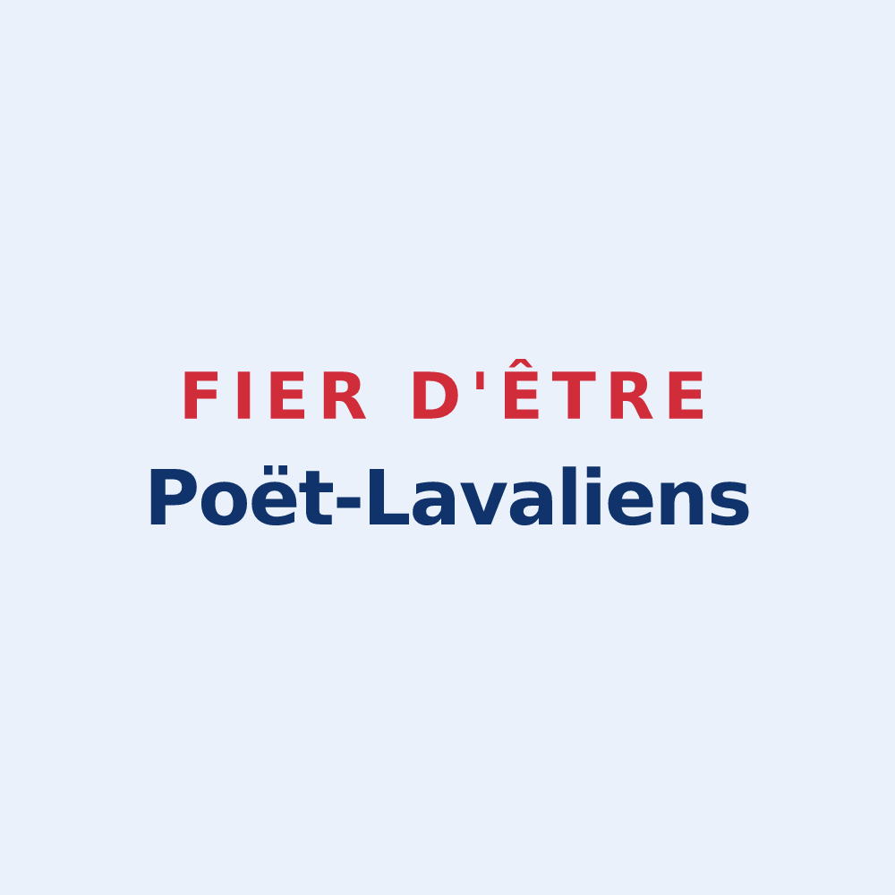 Sticker « Fier d'être Poët-Lavaliens » — design pour Le Poët-Laval
