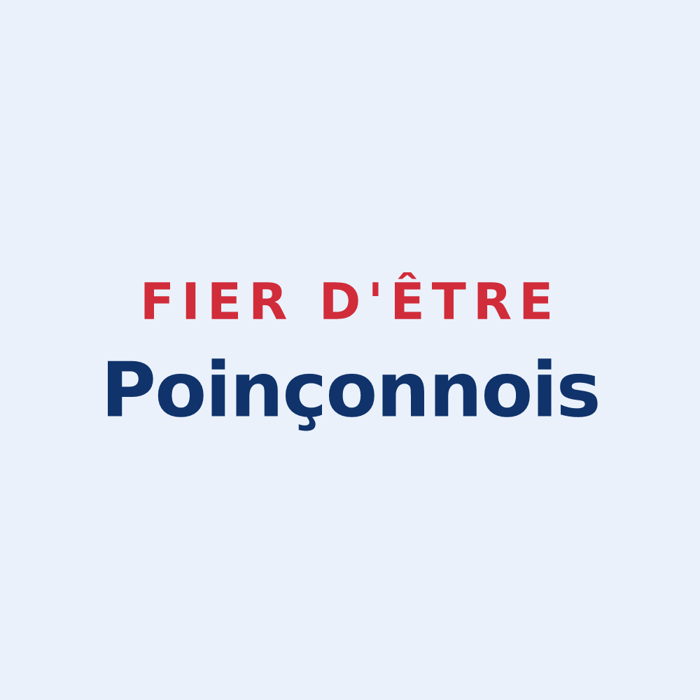 Sticker « Fier d'être Poinçonnois » — design pour Le Poinçonnet