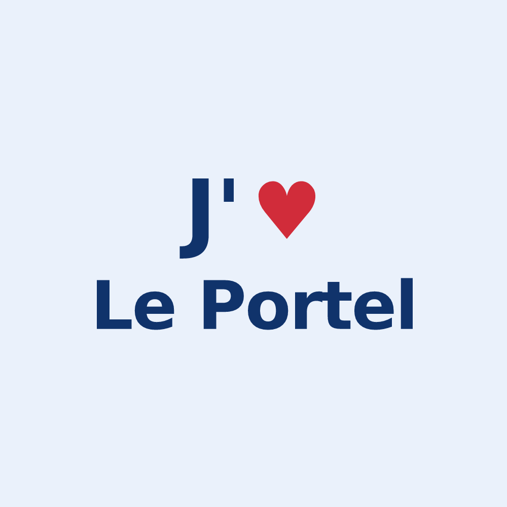Sticker personnalisé Le Portel — design J'aime Le Portel