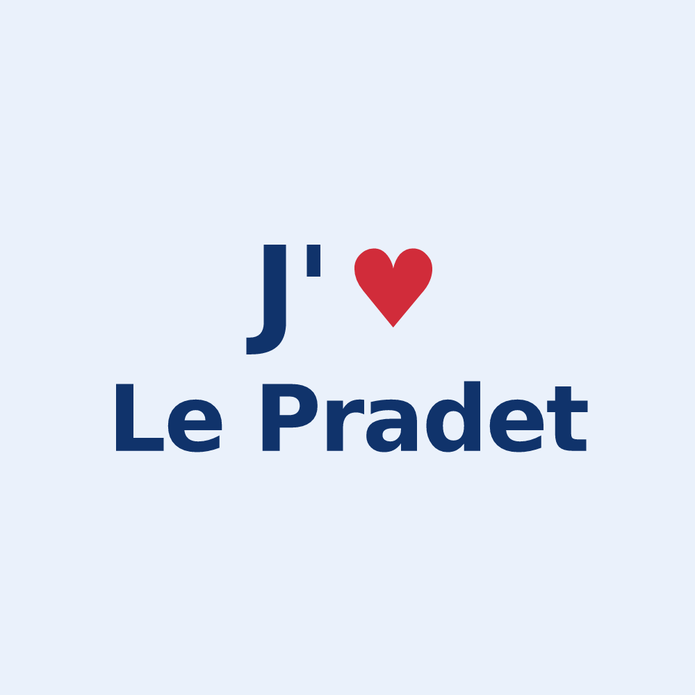 Sticker personnalisé Le Pradet — design J'aime Le Pradet
