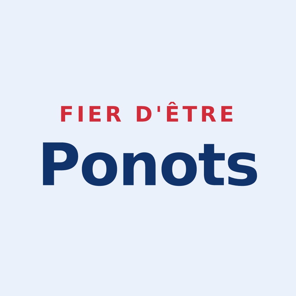 Sticker « Fier d'être Ponots » — design pour Le Puy-en-Velay