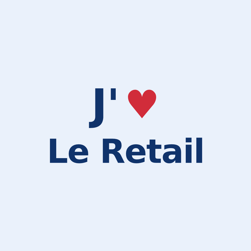 Sticker personnalisé Le Retail — design J'aime Le Retail