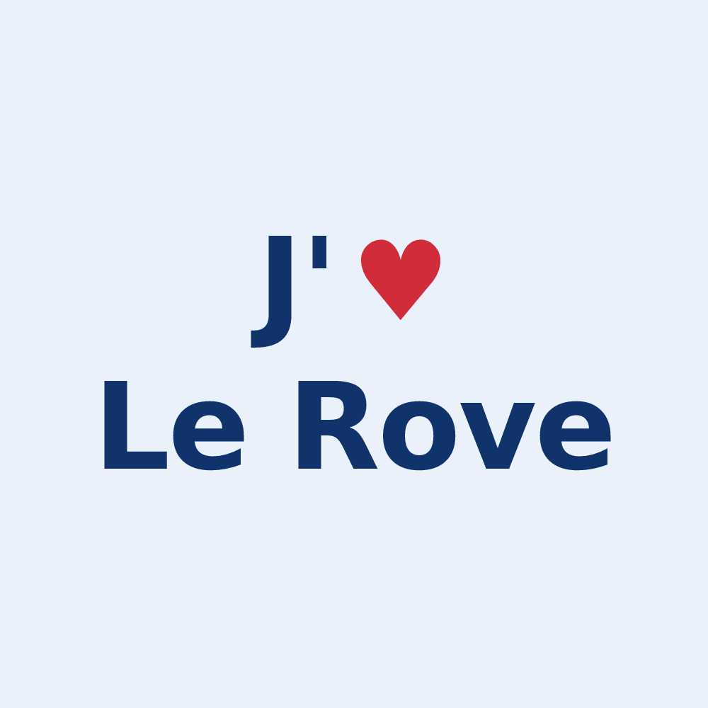 Sticker personnalisé Le Rove — design « J'aime Le Rove » imprimé sur le sticker