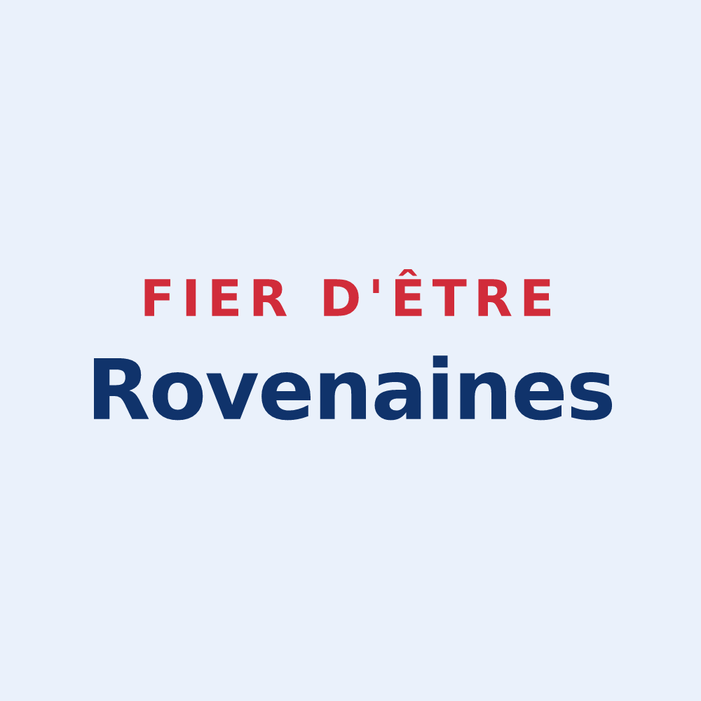 Sticker « Fier d'être Rovenaines » — design pour Le Rove