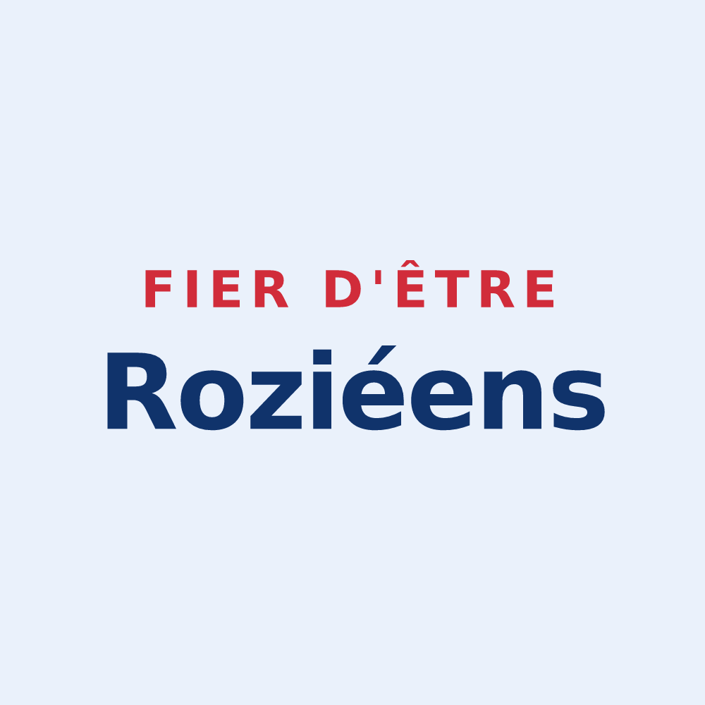Sticker « Fier d'être Roziéens » — design pour Le Rozier
