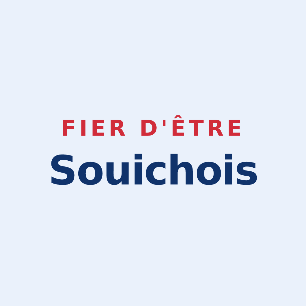 Sticker « Fier d'être Souichois » — design pour Le Souich