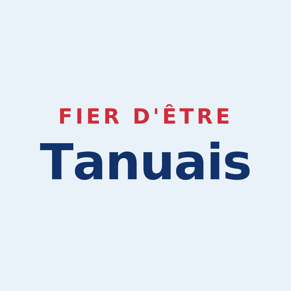 Sticker « Fier d'être Tanuais » — design pour Le Tanu