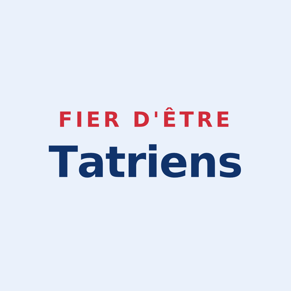 Sticker « Fier d'être Tatriens » — design pour Le Tâtre