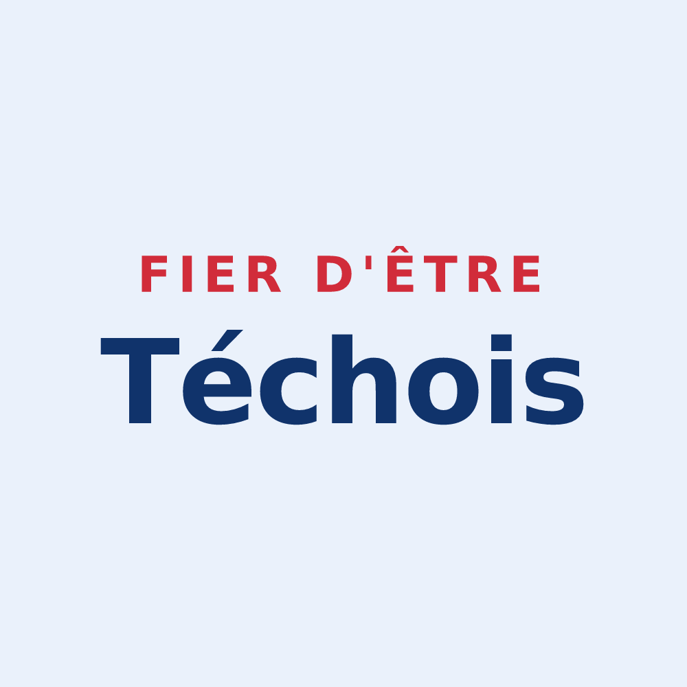 Sticker « Fier d'être Téchois » — design pour Le Tech