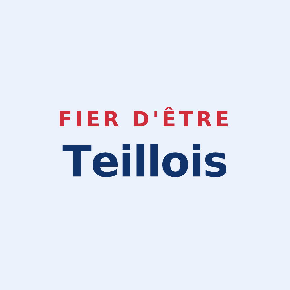 Sticker « Fier d'être Teillois » — design pour Le Teil