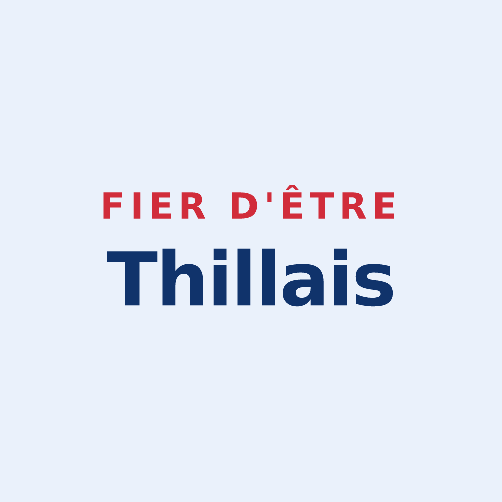 Sticker « Fier d'être Thillais » — design pour Le Thil-Riberpré