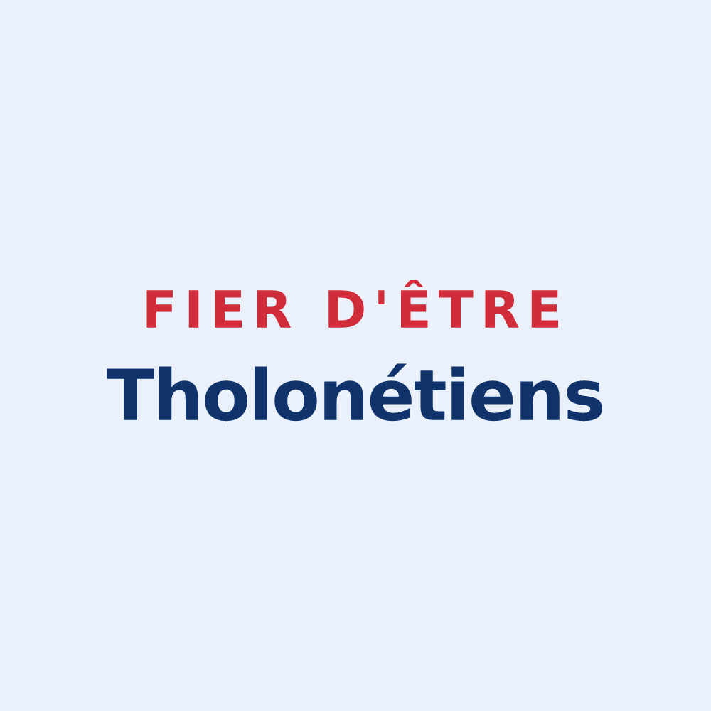 Sticker « Fier d'être Tholonétiens » — design pour Le Tholonet