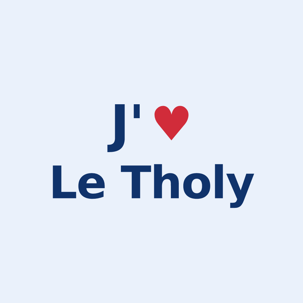 Sticker personnalisé Le Tholy — design J'aime Le Tholy