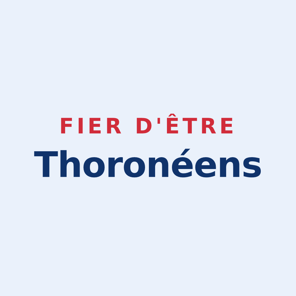 Sticker « Fier d'être Thoronéens » — design pour Le Thoronet