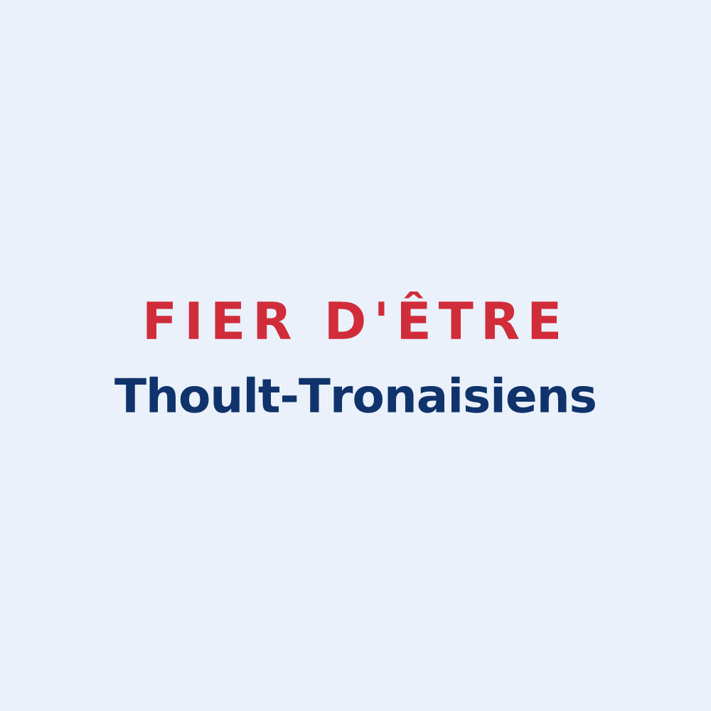 Sticker « Fier d'être Thoult-Tronaisiens » — design pour Le Thoult-Trosnay