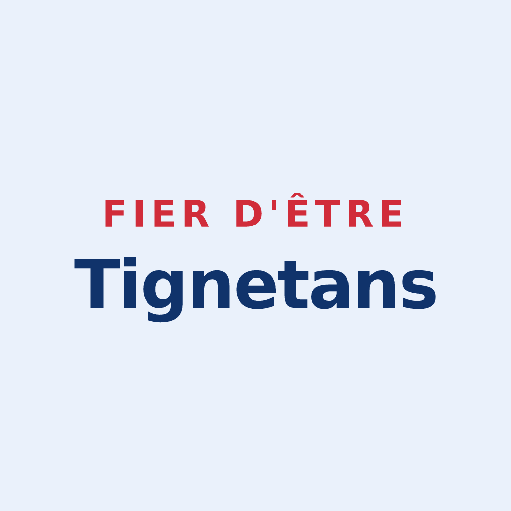 Sticker « Fier d'être Tignetans » — design pour Le Tignet