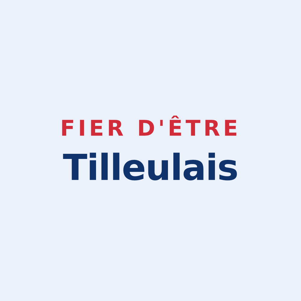 Sticker « Fier d'être Tilleulais » — design pour Le Tilleul