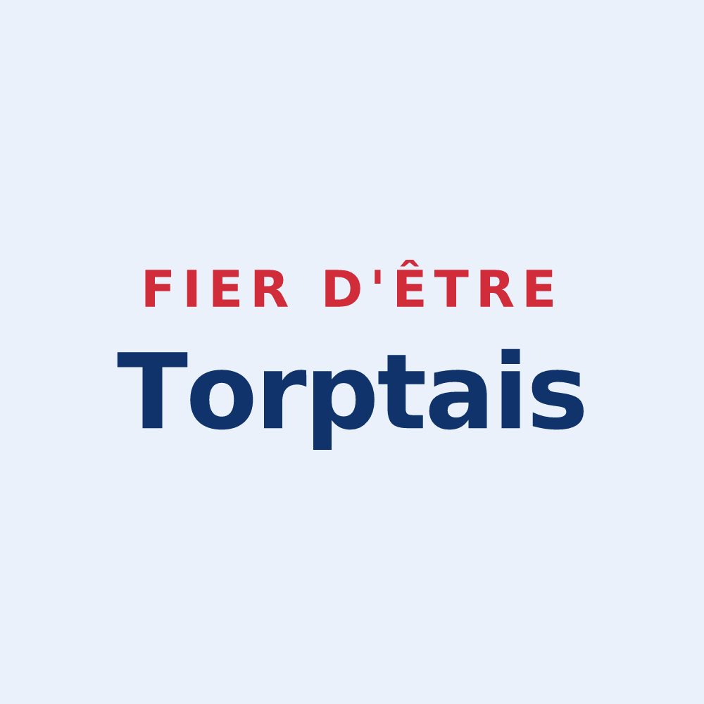 Sticker « Fier d'être Torptais » — design pour Le Torpt