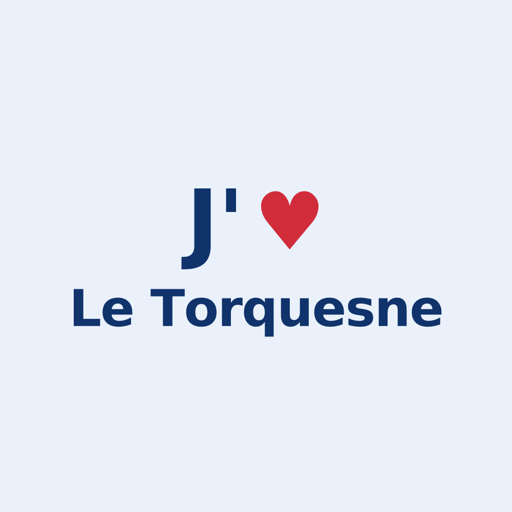 Sticker personnalisé Le Torquesne — design J'aime Le Torquesne