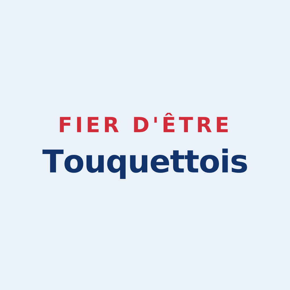 Sticker « Fier d'être Touquettois » — design pour Le Touquet-Paris-Plage