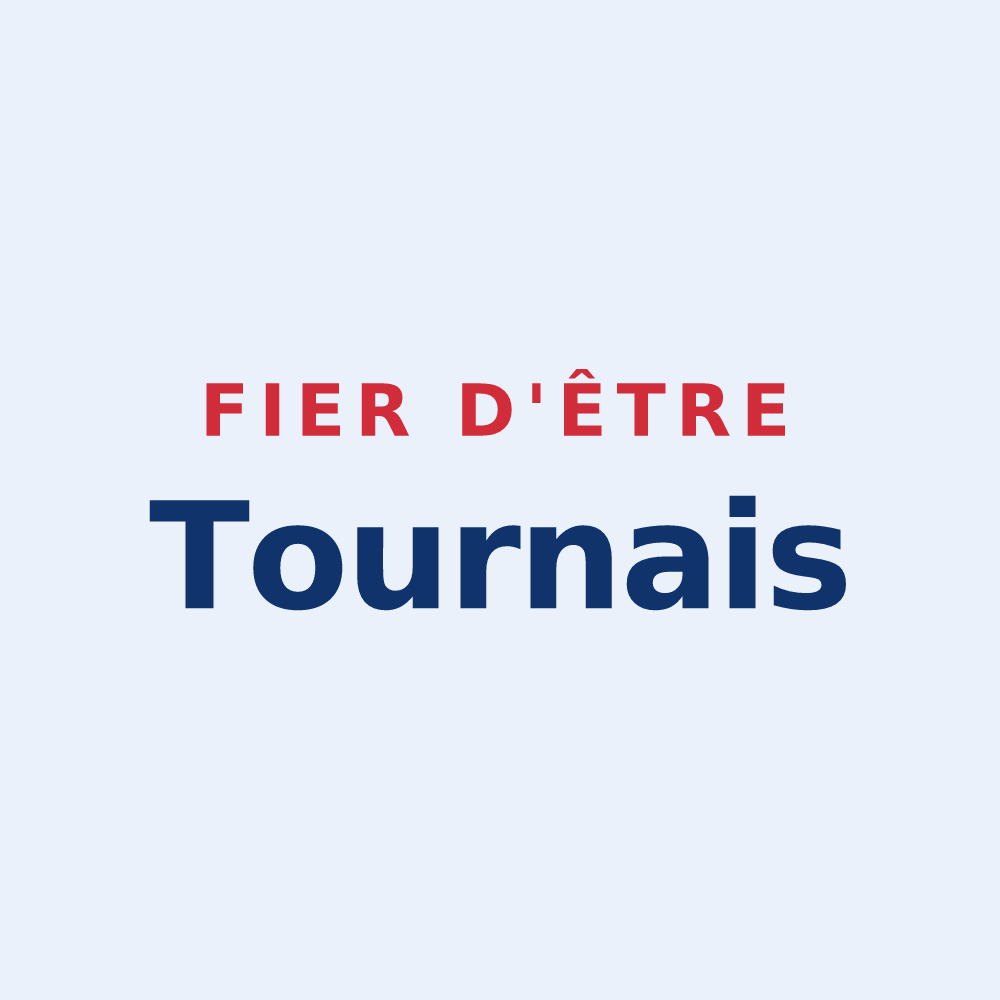 Sticker « Fier d'être Tournais » — design pour Le Tourne