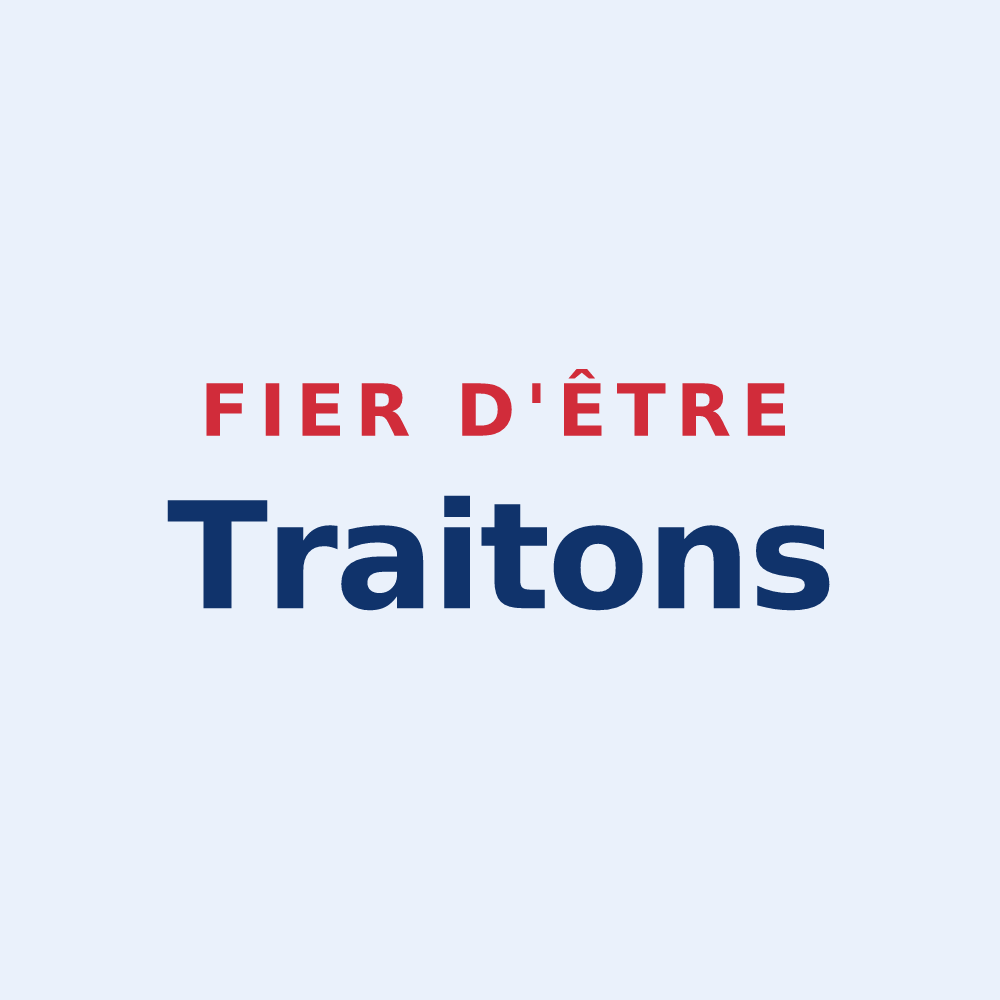 Sticker « Fier d'être Traitons » — design pour Le Trait